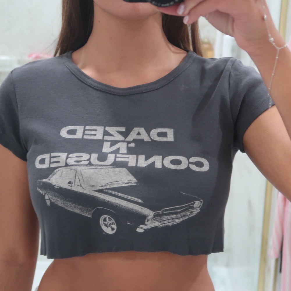 Brandy Melville Dazed ‘n Confused Crop Top